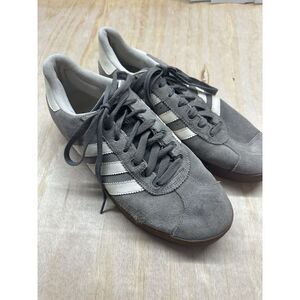 Adidas G20646 Gazelle Skateboard Gray Suede Size 12